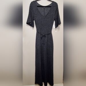 236. NWOT - Tribal Wide Leg, Bell Sleeve Romper - Size Small